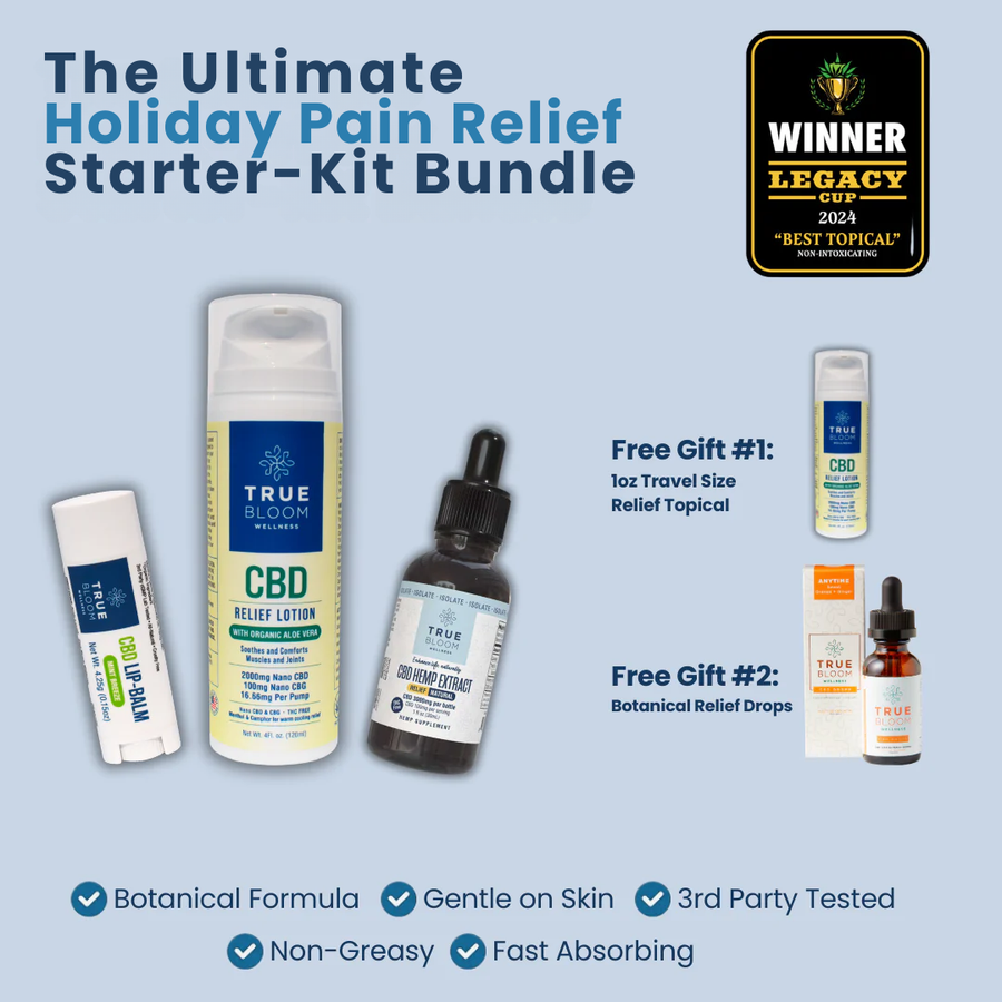 🌿 Relief • Recover • Restore – Topical and Tincture Bundle